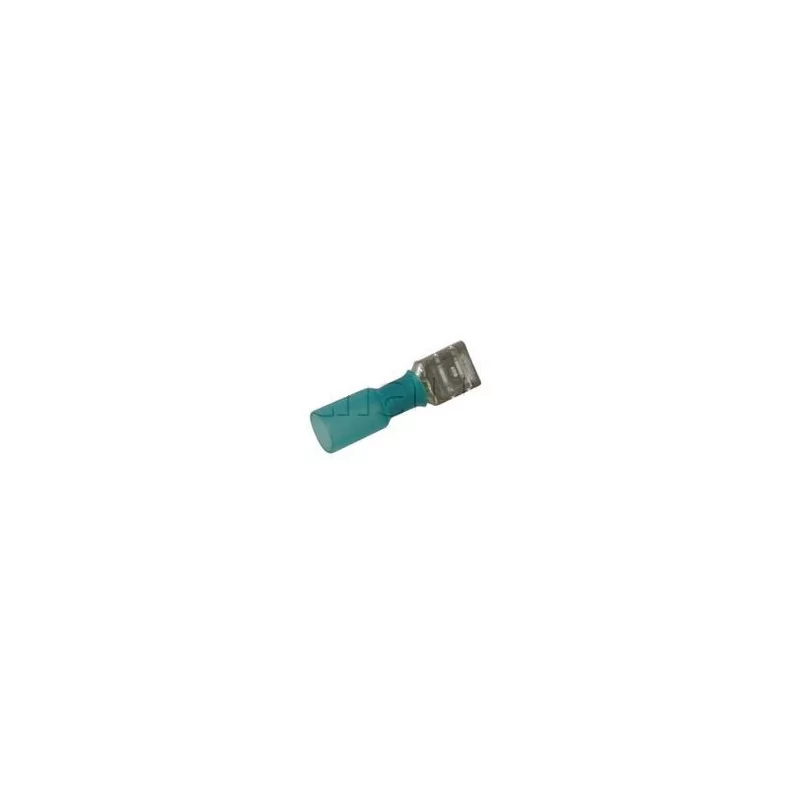 Clip femelle largeur 6.35 mm semi-isolé THER.6,35 BLEU