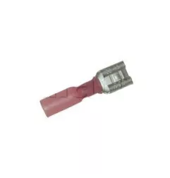 Clip femelle largeur 6.35 mm semi-isolé 6,35 ROUGE