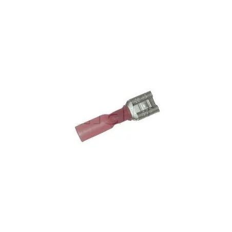 Clip femelle largeur 6.35 mm semi-isolé 6,35 ROUGE