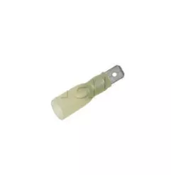 Male clip Width 6.35 mm Semi-Isolé 6.35 yellow