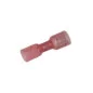 Clip femelle largeur 6.35 mm tout-isolé ROUGE