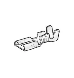 Standard female pods 4.8mm tinned brass
