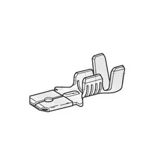 Holidays tinned male brass 6.35mm