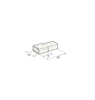 Transparent insulating sleeves for female clip 6.35mm p/185309
