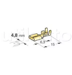 Pod femminili in ottone lordo: 4.8