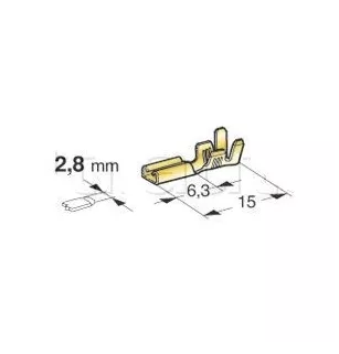 Brutto Messing weibliche Pods: 2.8