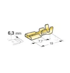 Gross brass female pumps 6.35