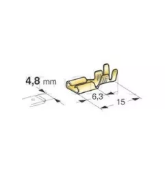 Vainas femeninas con estuche de latón crudo 4.8+clip