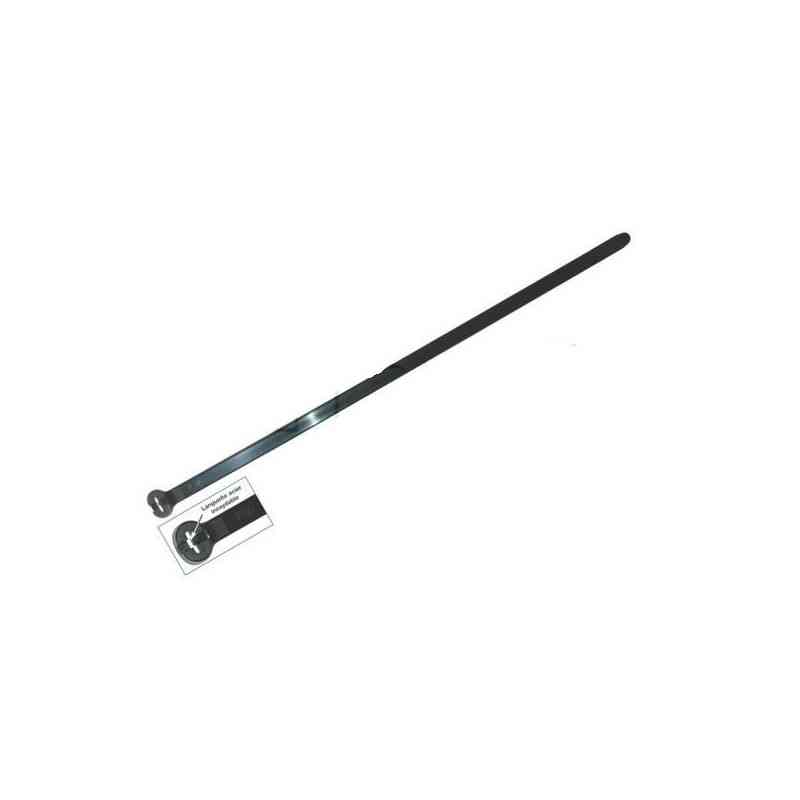 A fixação de tira de plástico cabo Ty com aço inoxidável de bloqueio de aço 7x617mm preto A fixação de tira de plástico cabo Ty com aço inoxidável de bloqueio de aço 7x617mm preto