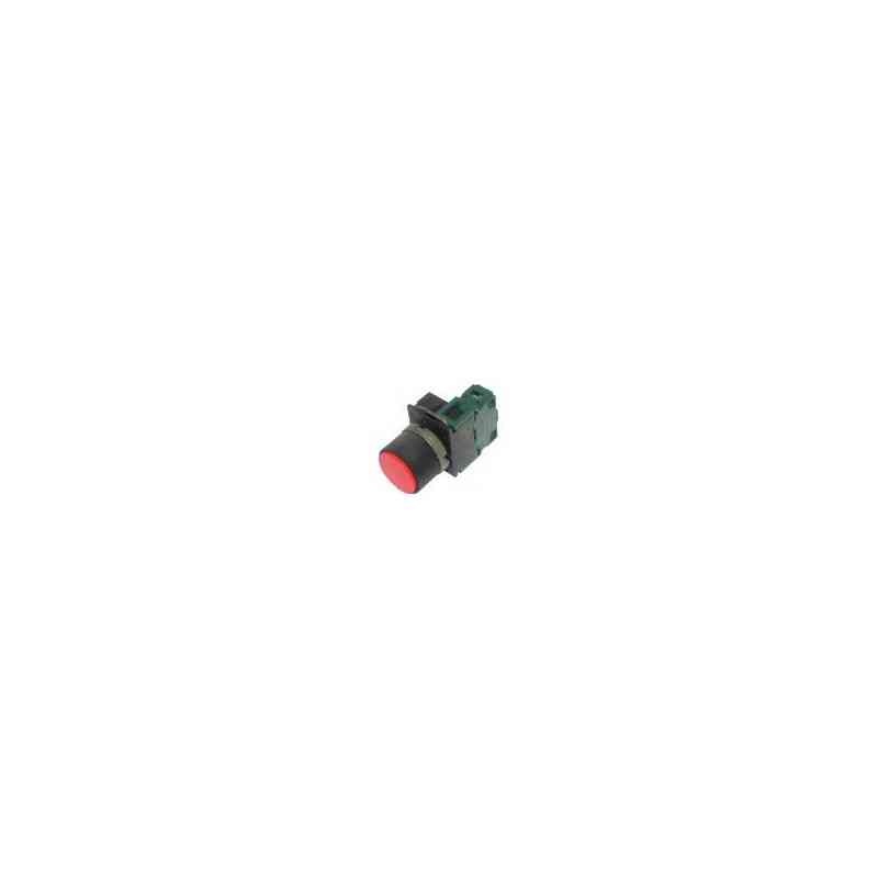Bouton poussoir 1F Rouge capuchonné Anteo 395044 Bouton poussoir 1F Rouge capuchonné Anteo 395044