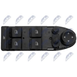 Interrupteur Leve Vitre BMW 5 E60-E61 2007-AVEC RÉTROVISEURS RABATTABLES-4 BROCHES - 61319122111, 9122111, CWR75013AS