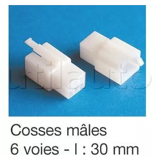 Conectores de tipo ml con recorte de 6 vías mi coset mi