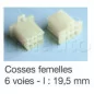 Connecteurs type ML avec clipsage 6 VOIES COSSE F