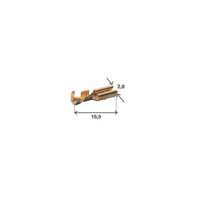 Connettori di tipo ml con clipping FEM. 2,8 mm Connettori di tipo ml con clipping FEM. 2,8 mm