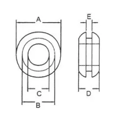 2 mm d.10 mm Pase de paso