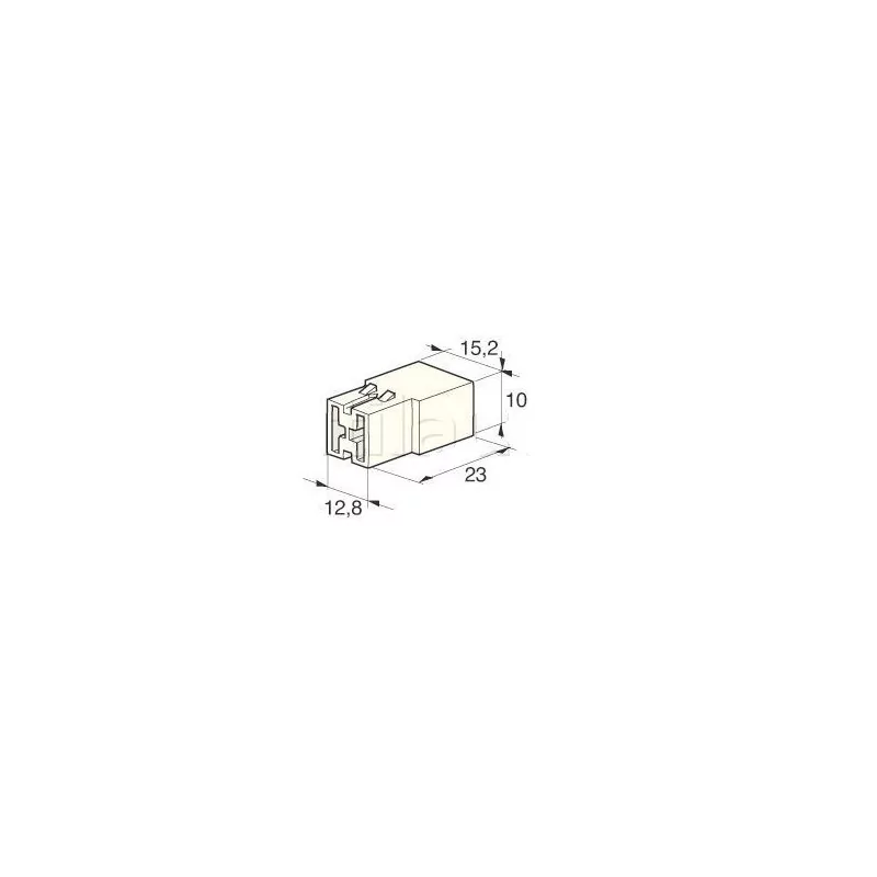 Connecteurs universels - Type AMP 2 VOIES COSSE F