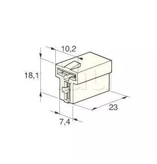 Connectores universais - 2 -Way AMP Type Cosse F