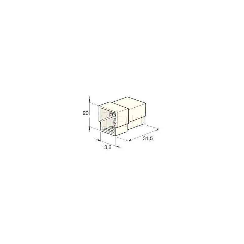 Connettori universali - Tipo di amplificatore a 3 vie coste m Connettori universali - Tipo di amplificatore a 3 vie coste m