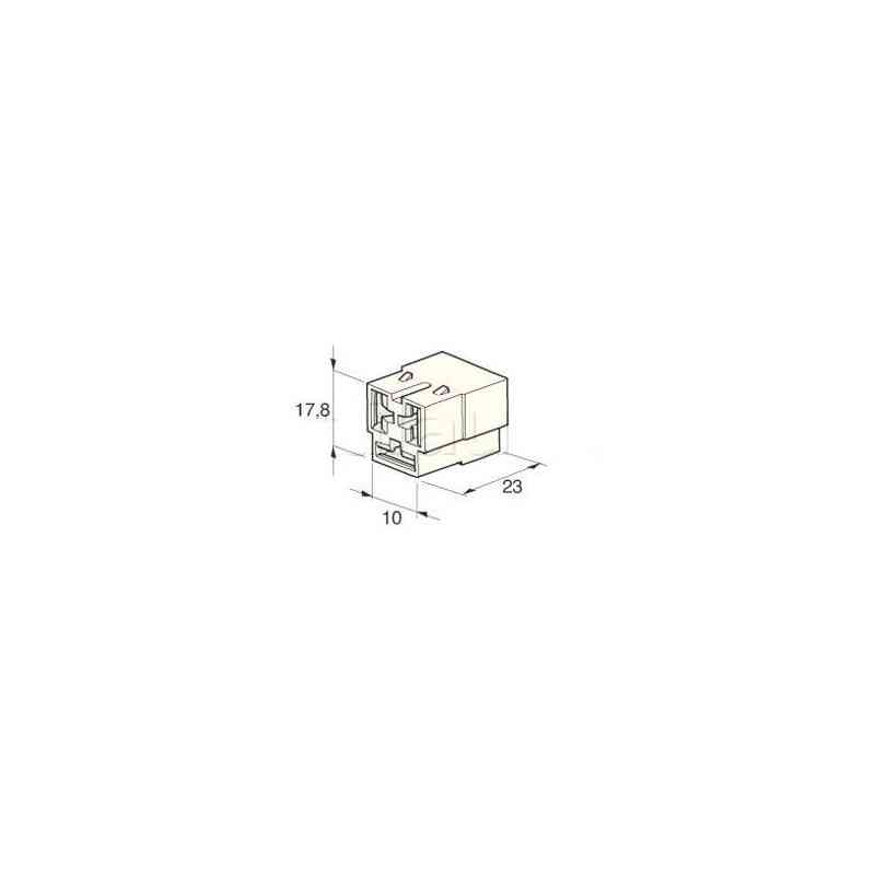 Connettori universali - Tipo di amplificatore a 3 vie coste f Connettori universali - Tipo di amplificatore a 3 vie coste f