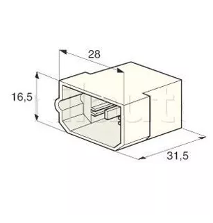 Connettori universali - Amp 4 -way tipo coste m