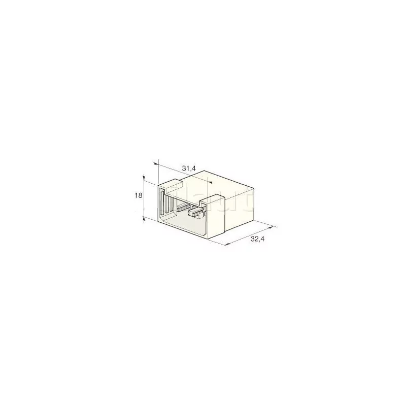 Connecteurs universels - Type AMP 6 VOIES COSSE M