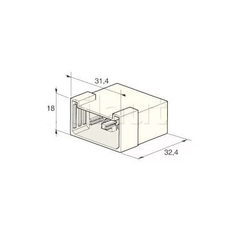 Connecteurs universels - Type AMP 6 VOIES COSSE M