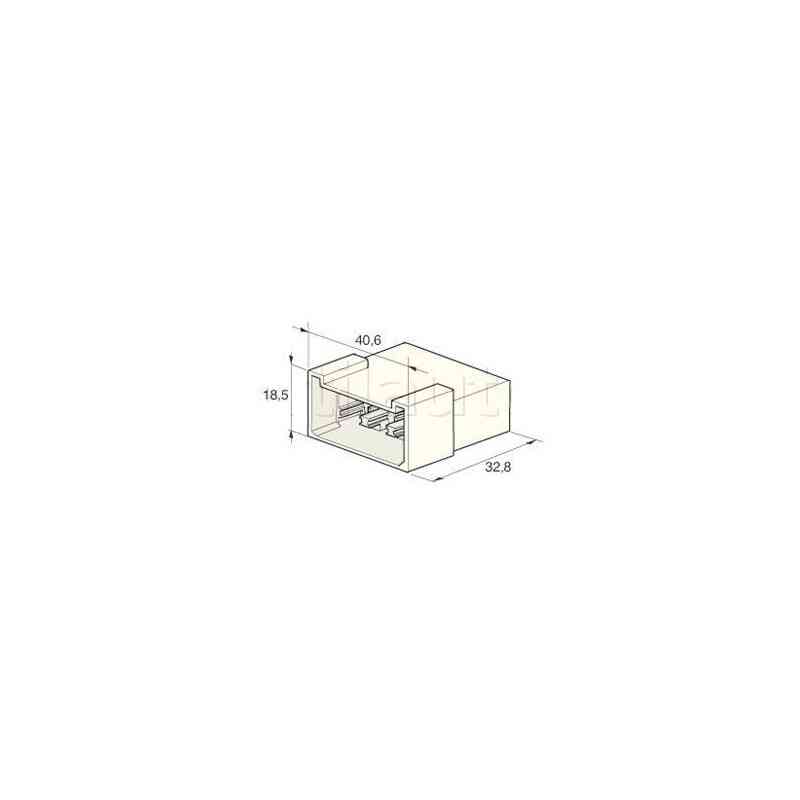 Conectores universales - AMP 8 -Way Tipo Cosse M Conectores universales - AMP 8 -Way Tipo Cosse M
