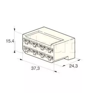 Conectores Universales - Amp de 8 vías Tipo F