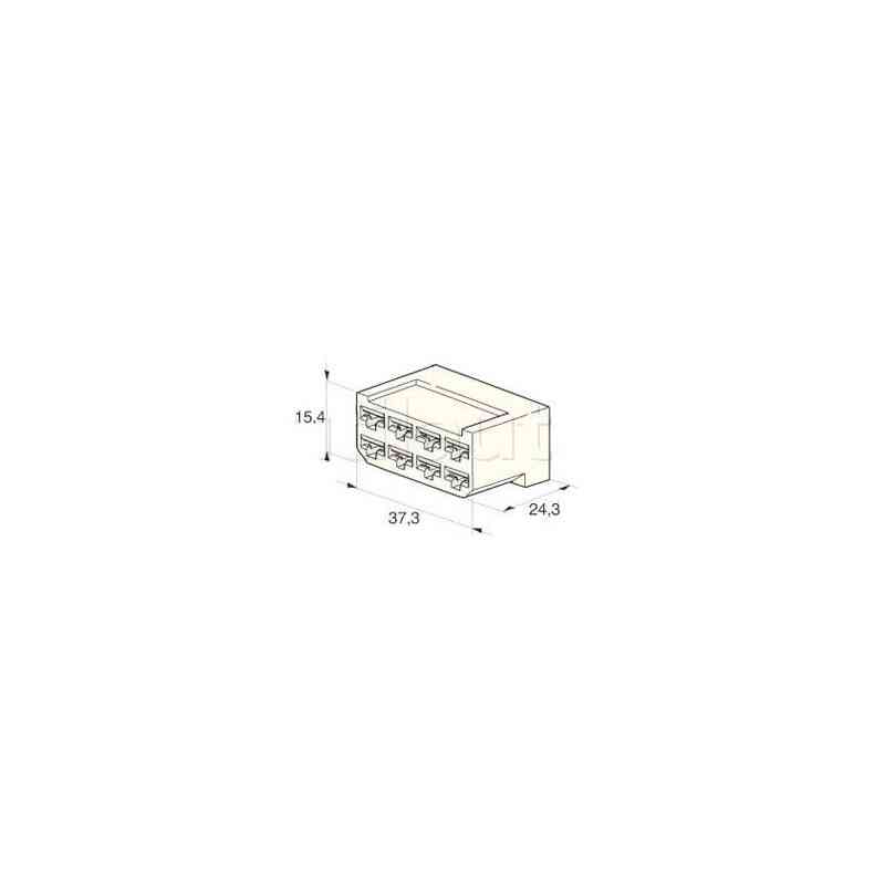 Conectores Universales - Amp de 8 vías Tipo F Conectores Universales - Amp de 8 vías Tipo F
