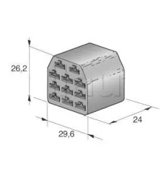 Connecteurs universels - Type AMP 11 VOIES COSSE F