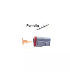 Conectores impermeables de 3 vías de 3 vías Deutsch 3 -Way FEM.