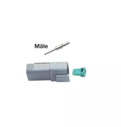 4 -Lane 4 -way -Kits wasserdichte Stecker Serie Deutsch 4 -way männlich