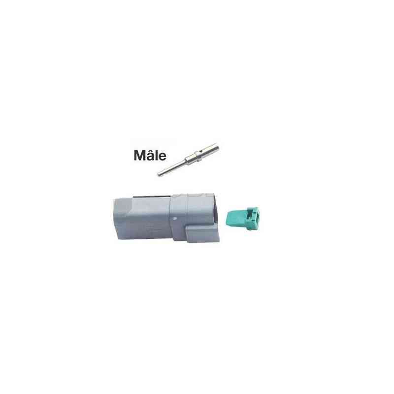 Serie de conectores impermeables de 4 ranuras de 4 vías Deutsch de 4 vías macho Serie de conectores impermeables de 4 ranuras de 4 vías Deutsch de 4 vías macho