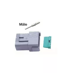 12 -way -Switching -Kits wasserdichte Stecker Serie Deutsch 12 -lane schlecht