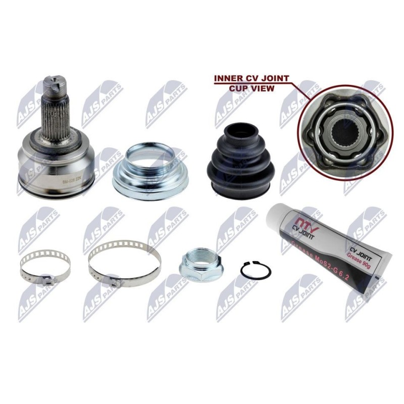 Joint Homocinétique Extérieur BMW 1 E88 - 33217561783, 33217561784