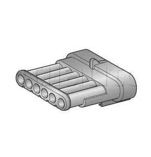 Connecteurs étanches SUPERSEAL 6 VOIESC.M