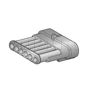 SUPERSAL 6 -lane waterproof connectors.