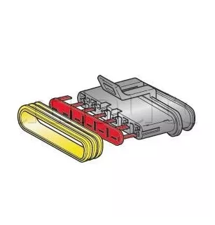 Conectores à prova d'água de 6 lane SuperSeal.f