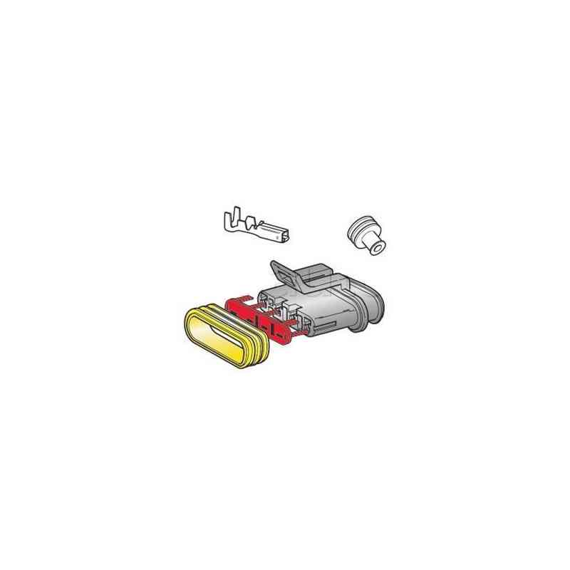 4 -Lane 4 -way -Kits wasserdichte Stecker Supersal Serie 1,5 mm Weibchen