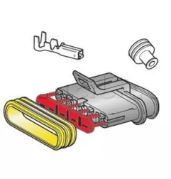 5 -Way 5 -Way Kits Connectores impermeables Serie Supersal 1.5 mm Hembra