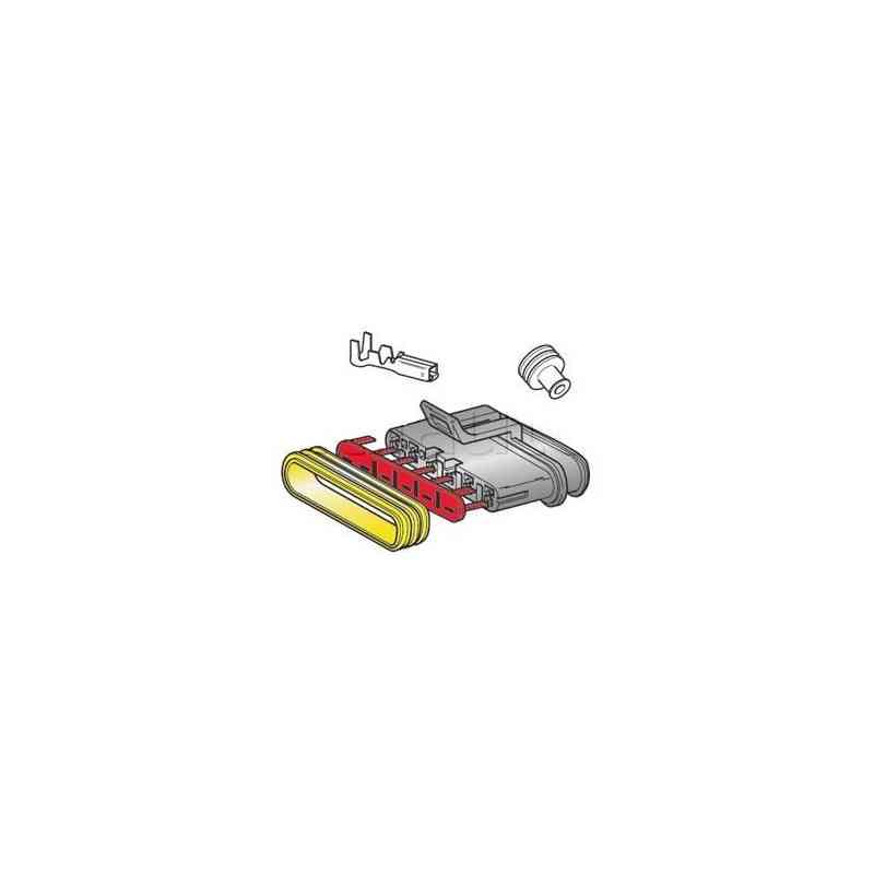 6 kits de carril completos conectores apretados de la serie SuperSeal 1.5 mm hembra 6 kits de carril completos conectores apretados de la serie SuperSeal 1.5 mm hembra