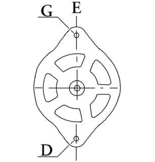Altérnateur 14V 130Amp Nissan 23100-EB310, 23100-EB31A, Renault 5001874640, Mitsubishi A003TG2681