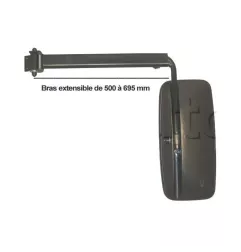 Modelo de gran espejo retrovisor para la cabina del tractor agrícola o la máquina + taza de repuesto de mano izquierda