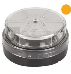 Orange or blue multi -effect gyrophar 12 LEDs to be fixed -10/30V Blu