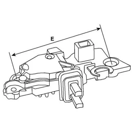 Régulateur 28 Volts, Delco 1116389, Caterpillar 3E5451