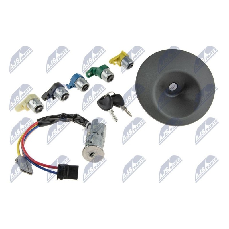 Ensemble D' De Serrure ARRIÈRE RENAULT KANGOO 1997 - FT82339, 7701472590, 256881