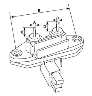 28-Volt-Regler, Bosch 0192052010, Iveco 04701484
