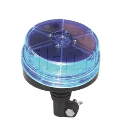 Orange oder blau Multi -Effekt -Gyropharie 12 LEDs auf Stange - 10/30 Volt Bleu