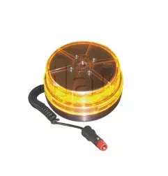 Gyrophare multi-effets orange ou bleu 12 Leds magnétique - 10/30 Volts