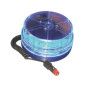 Gyrophare multi-effets bleu 12 Leds magnétique - 10/30 Volts BLU